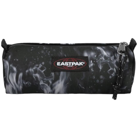 Eastpak - Astuccio Portapenne Benchmark Single - Nero con Fiamme Bianc