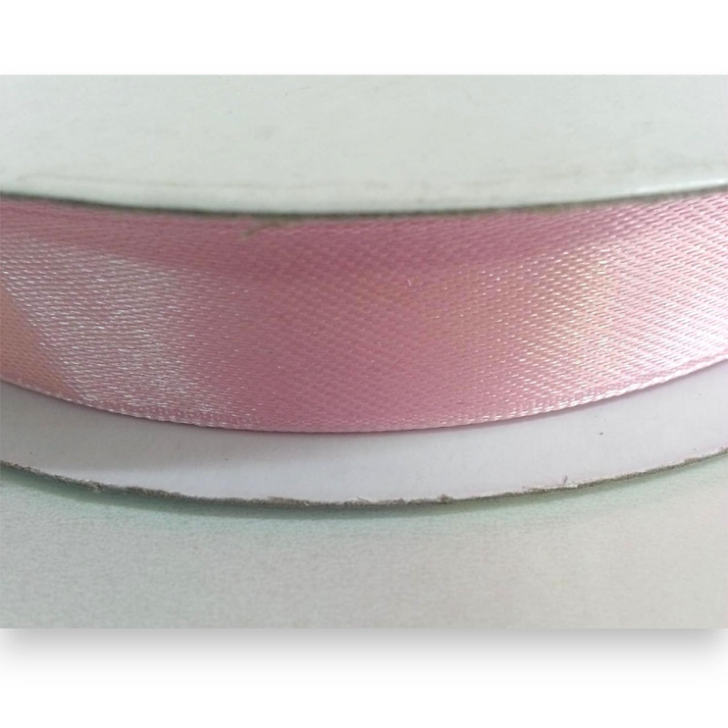 ROTOLO DOPPIO RASO 15 mm x 50 mt - ROSA