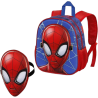 ZAINO ASILO SPIDERMAN 3D CON MASCHERA INCLUSA - 5638