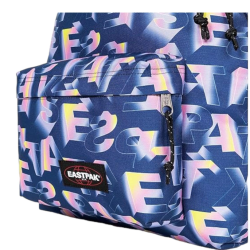 Eastpak - Zaino Day Pak'r - Blu Con Lettere Blocktype Navy 