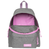 Eastpak - Zaino Padded Pak'r - Grigio con Dettagli Rosa Kontrast Strip