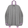 Eastpak - Zaino Padded Pak'r - Grigio con Dettagli Rosa Kontrast Strip