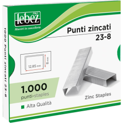 Punti Metallici per cucitrice 23/15 Conf. 1000 punti