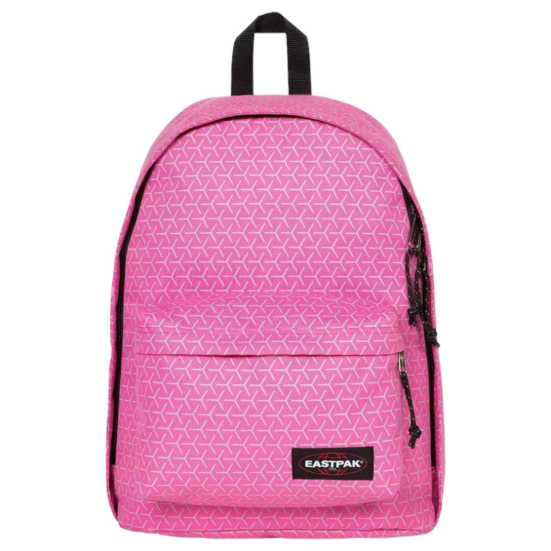 Eastpak - Zaino Out of Office - Rosa con Disegni Argento Refleks Meta 