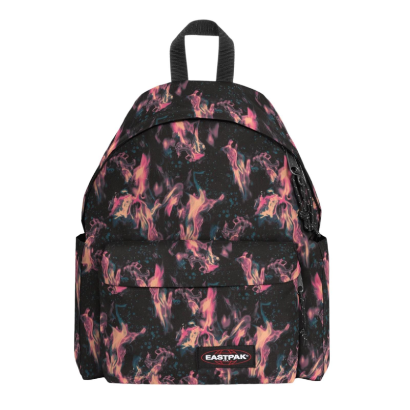 Eastpak - Zaino Day Pak'r - Nero con Fiamme Viola Flame Orange