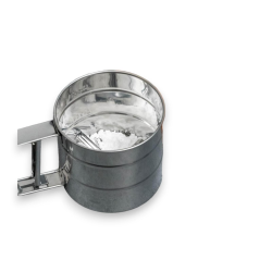 Setaccio dosatore in acciaio inox capacità fino a 250 gr, 15,7L x 10,4