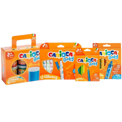 Carioca Set Baby 2+ | Kit Colori con Pennarelli Super Lavabili, Pastel