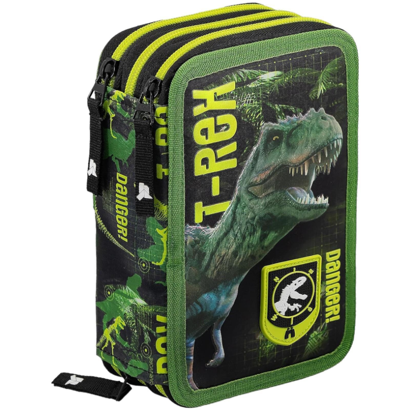 Julian Ross - Astuccio 3 Zip - Dinosauro T- Rex