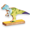 Ludattica Woody puzzle Dinosauri Puzzle 48 pezzi in legno bambini 5+ D