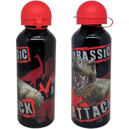 Julian Ross - Borraccia Termica 500 ml - Dinosauro T- Rex Rosso