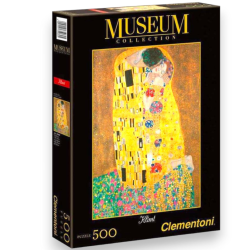 Clementoni- Klimt Il Bacio Gustav Museum Collection Puzzle, Colore Neu