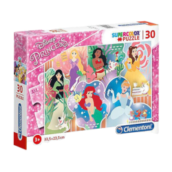 Clementoni - Puzzle Principesse Disney - 30 Pezzi 