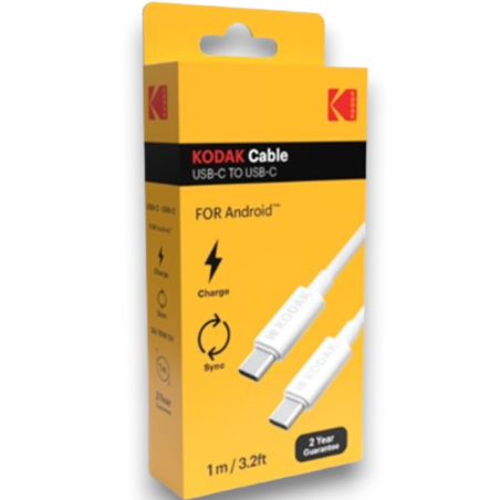 Kodak - Cavo Usb C to Usb C Cable (Android) - 1 mt