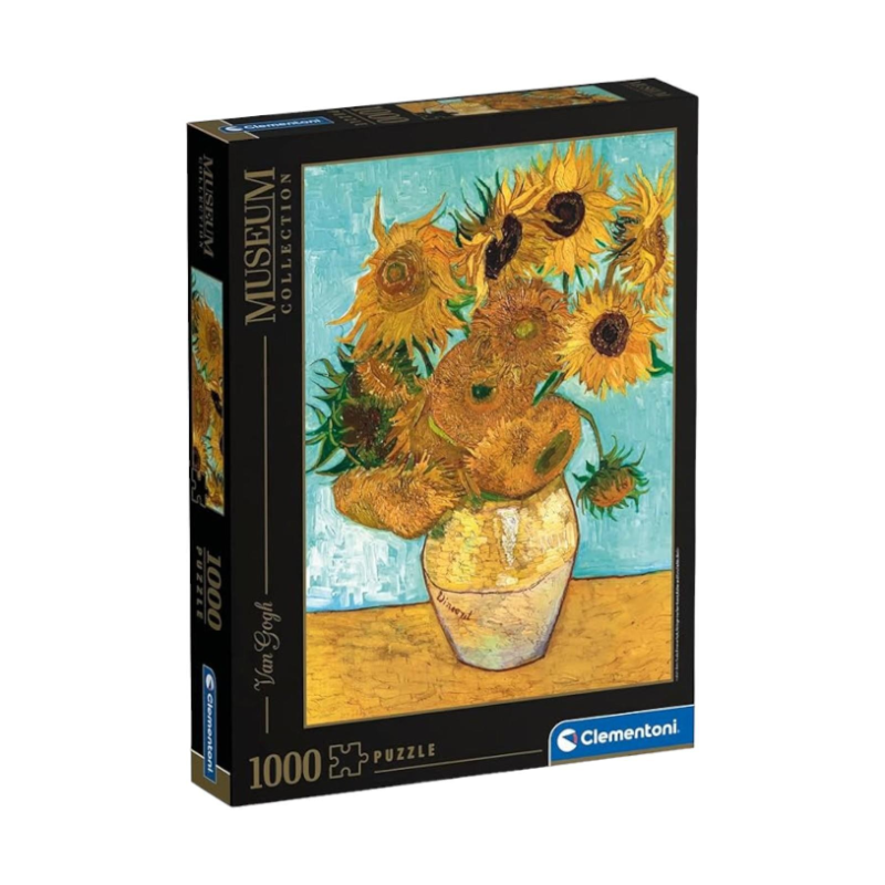 Clementoni Museum - Van Gogh - Girasoli  - 1000 Pezzi - 69x50 cm