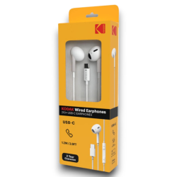 Kodak - Auricolari con Cavo USB - C (Android) - 1,2 mt