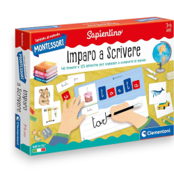 Clementoni Montessori Imparo a Scrivere gioco educativo metodo montess