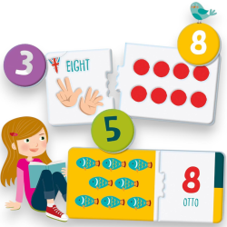 Clementoni- Sapientino Gioco Educativo 3 Anni, Flashcards, Imparare i 