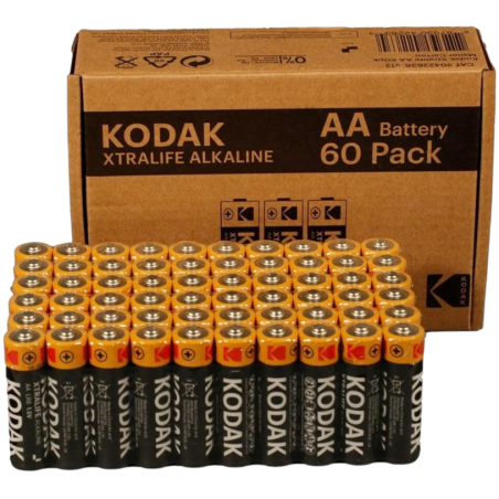 Kodak - Conf. 60 Batterie AA Alcalina (Stilo) Extralife