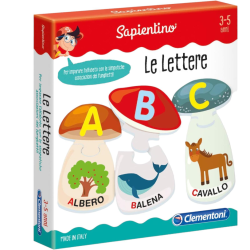 Clementoni Sapientino Le Lettere, gioco per imparare le lettere, puzzl