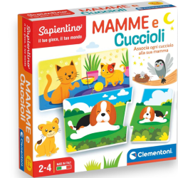 Clementoni - Mamme e Cuccioli Gioco Educativo