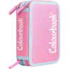 Colourbook - Astuccio BiColor 3 zip - Rosa - COL24430