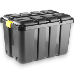 Tontarelli BoxOne Porta-Attrezzi, 140 L, 79 x 52 x h 52 cm, Nero/Ambra