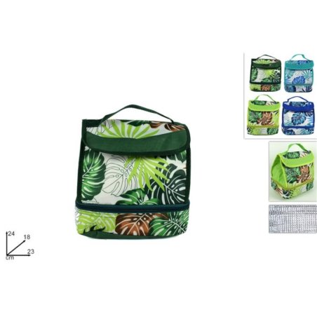 Borsa Termica Frigo Fantasia Tropicale 24x18x23 cm