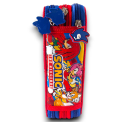 Astuccio 3 Zip Sonic Deluxe