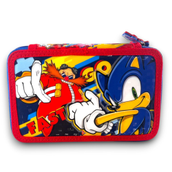 Astuccio 3 Zip Sonic Deluxe