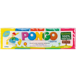 Giotto Pongo - 10 colori assortit - 500 gr 