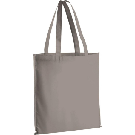 0 BUSTE SHOPPERS IN TNT BORSE SPESA GRIGIO 36x40 cm BUSTINE RIUTILIZZA