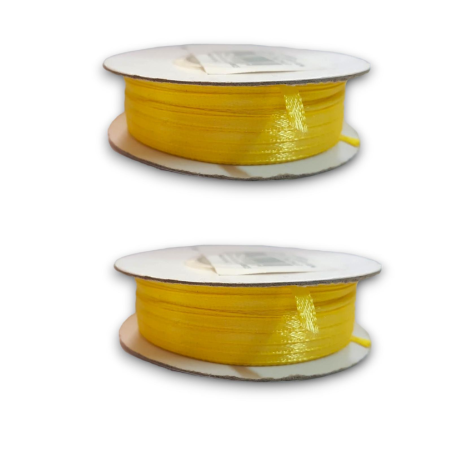 ROTOLO DOPPIO RASO 3 mm x 50 mt - GIALLO