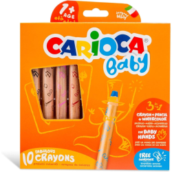 Pastelloni Colorati Super Lavabili per Bambini 3 in 1 10 Pezzi