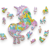 Woody puzzle in legno Unicorno fatato 48 pezzi