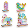 Woody puzzle in legno Unicorno fatato 48 pezzi