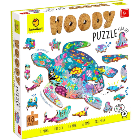 Ludattica - Woody Puzzle - Oceano - 21245