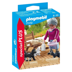 Playmobil - Special Plus - Nonna con Gatti - 71172