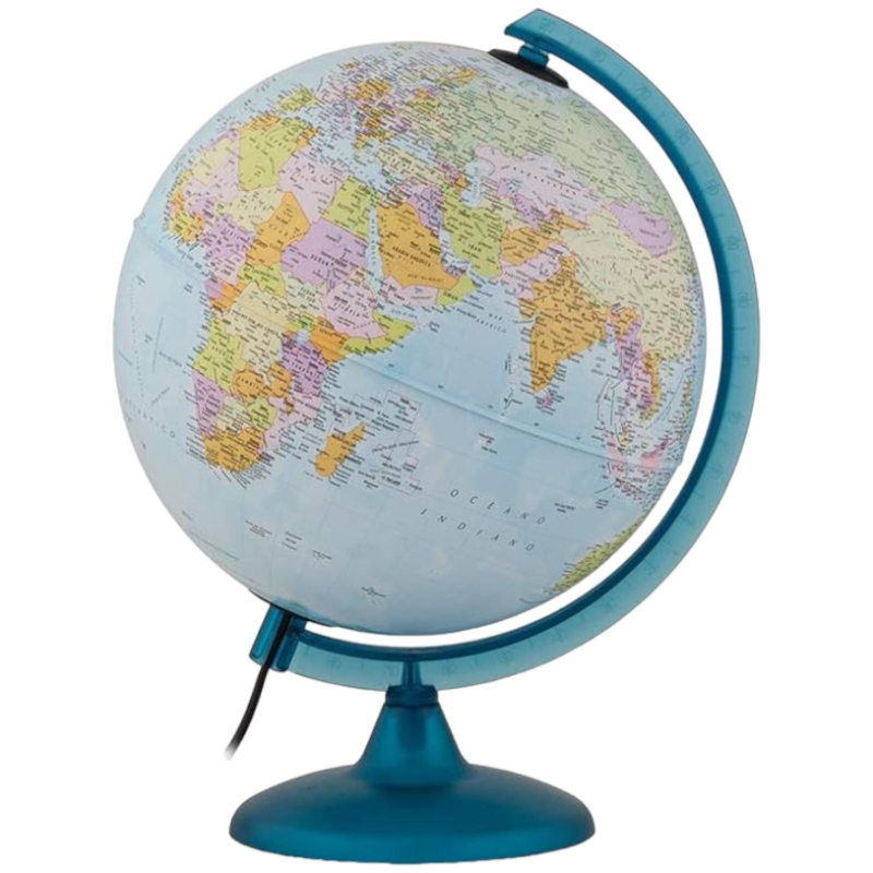 Tecnodidattica - Mappamondo Night & Day - 25 cm