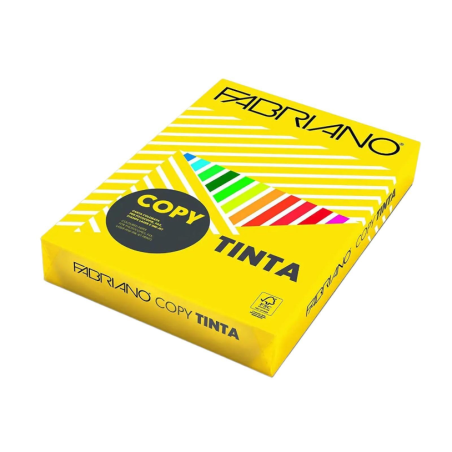 FABRIANO - Carta copy tinta multicolor a4 200gr 100 fg Giallo 