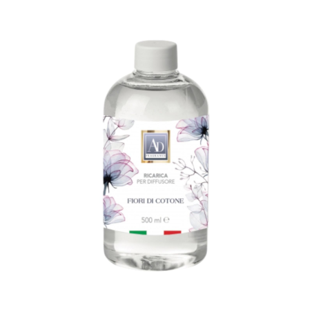 Star - Ricarica per Diffusore con Midollini - Fiori di Cotone- 500 ml