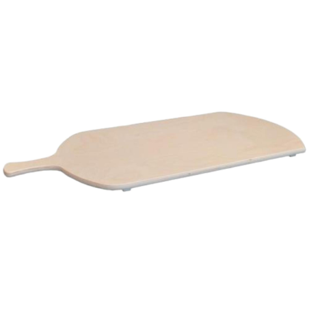 Tagliere Rettangolare con Manico per Pizza a Metro Legno, 37 x 72 cm