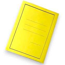 100 CARTELLINE PER ATTI GIALLO CON STAMPA DIAMANTE CARTELLE IN CARTONC