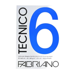 FABRIANO- Album tecnico 6 29,7x42 cm 240gr - 09829742