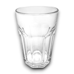 Set 3 Bicchieri in Vetro Trasparente Tumbler 360 ml 