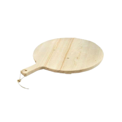 Tagliere per Polenta in Legno d’Abete con manico 38 cm