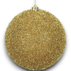 Sfera Tinsel - Oro - 8 cm