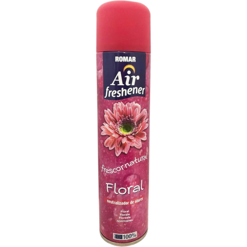 Romar - Deodarante Spray Profumatore per Ambiente - Floral - 300 ml