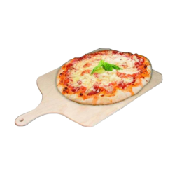 Pala per pizza in legno con manico lungo 49x36 cm