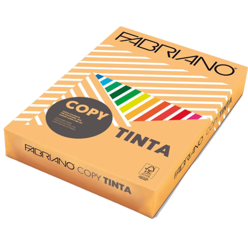 FABRIANO - Carta copy tinta a4 80gr 500fg col.tenue albicocca 