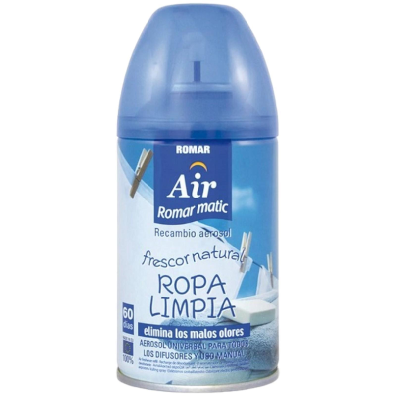 Romar - Ricarica Deodorante Spray Profumatore per Ambiente - Ropa Limp